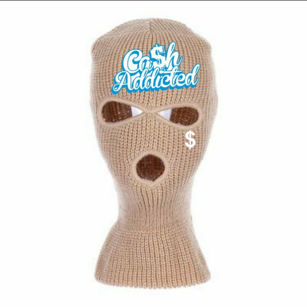CASH ADDICTED CLOTHING BRAND FASHION SKI MASK